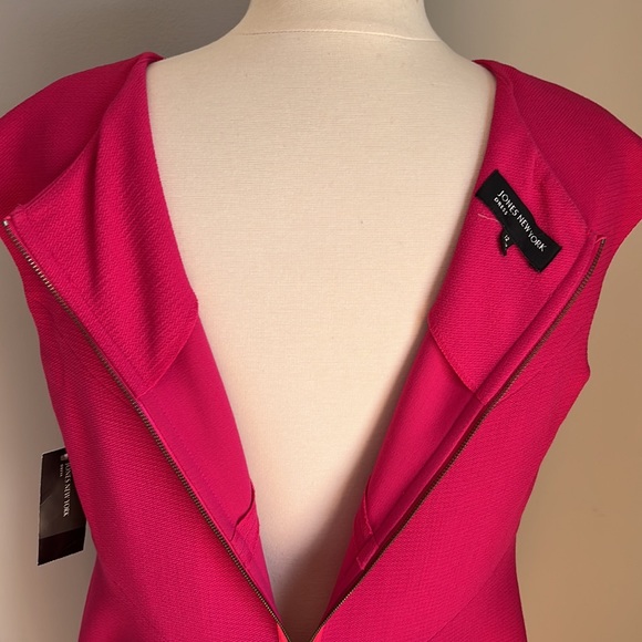 JONES NEW YORK MIDI ,BACK ZIPPER, SHEATH DRESS SIZE 12 - Picture 13 of 14